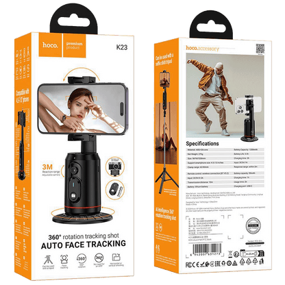 hoco. Držač za telefon s automatskim praćenjem lica, 360° - K23 Lotus