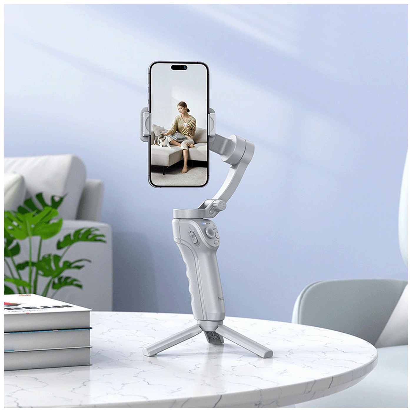 hoco. Držač/ Stabilizator Gimbal za smartphone, Bluetooth - K24