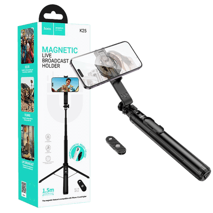 hoco. Selfie stick s bežičnim daljinskim upravljačem i stativom - K25