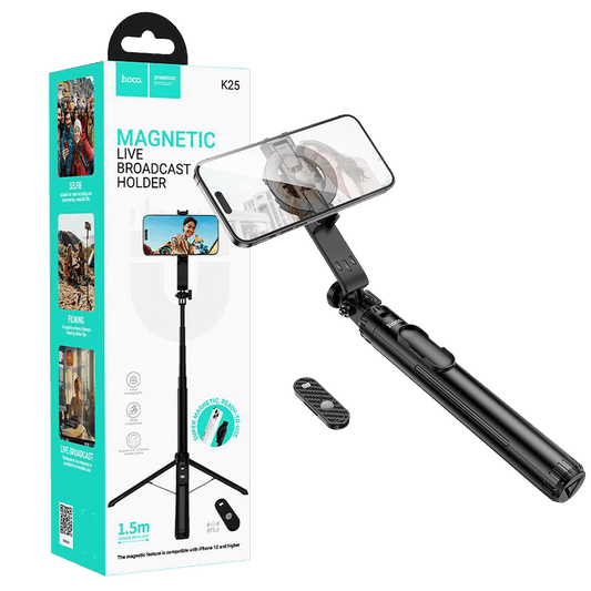hoco. Selfie stick s bežičnim daljinskim upravljačem i stativom - K25