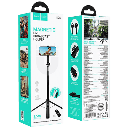 hoco. Selfie stick s bežičnim daljinskim upravljačem i stativom - K25