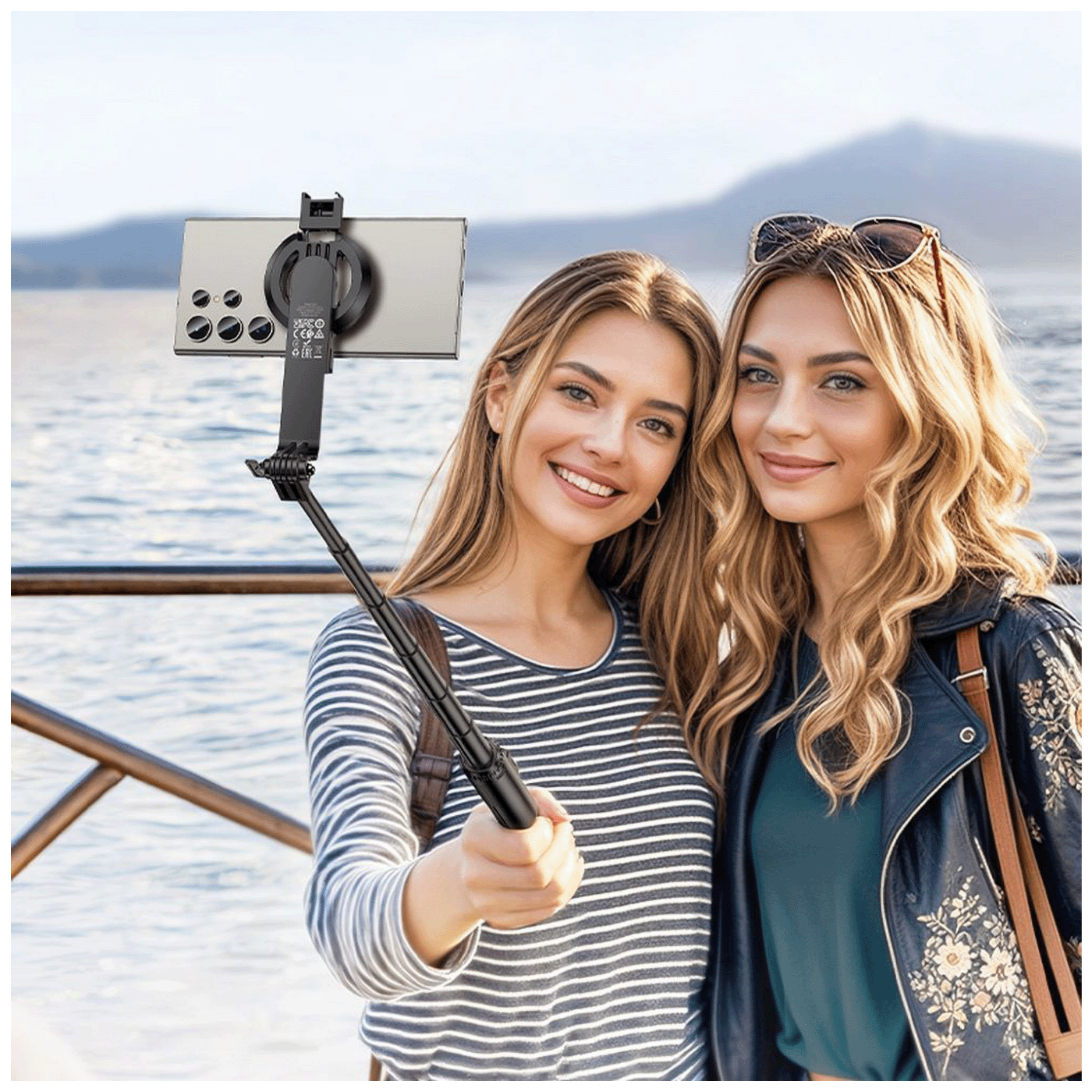 hoco. Selfie stick s bežičnim daljinskim upravljačem i stativom - K25