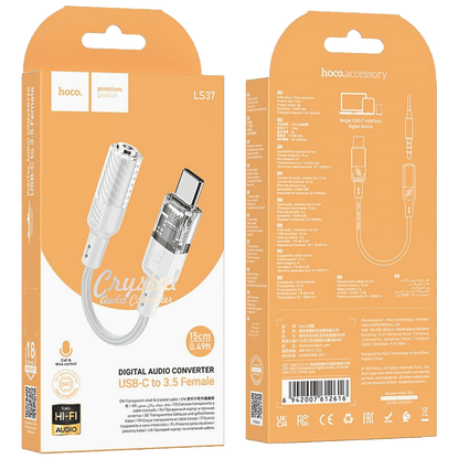 hoco. Adapter za slušalice, USB type C na 3.5 mm - LS37 Spirit USB-C