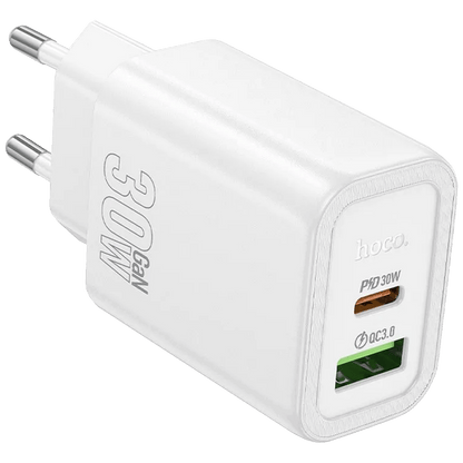 hoco. Punjač kućni, brzi, PD30W + QC3.0 - N63 Gentle