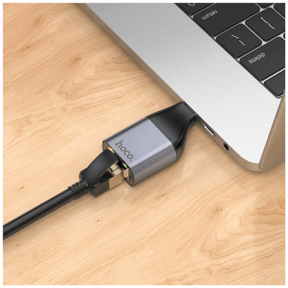 hoco. Adapter USB type C na LAN - UA35