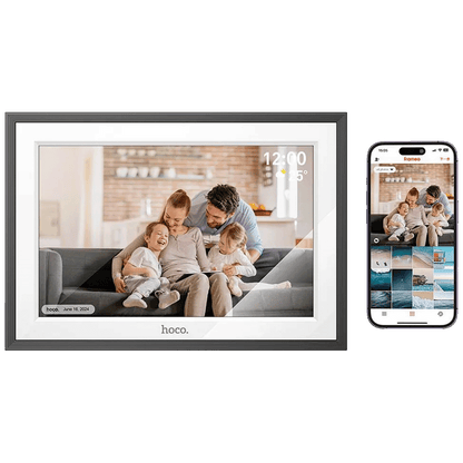 hoco. Digitalni foto okvir 10", LCD touch panelWiFi, microUSB - HI13