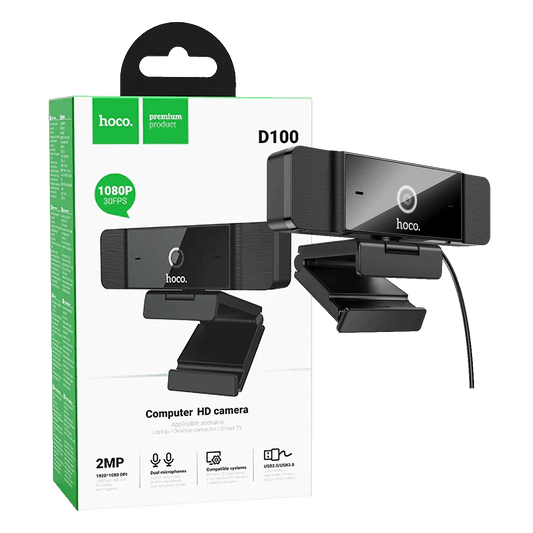 hoco. Web kamera sa mikrofonom, 1080p, USB - D100