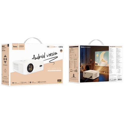 hoco. Pametni projektor, Full HD, Android TV, WiFi 2.4/5 GHz, BT - DT3 Smart Projector