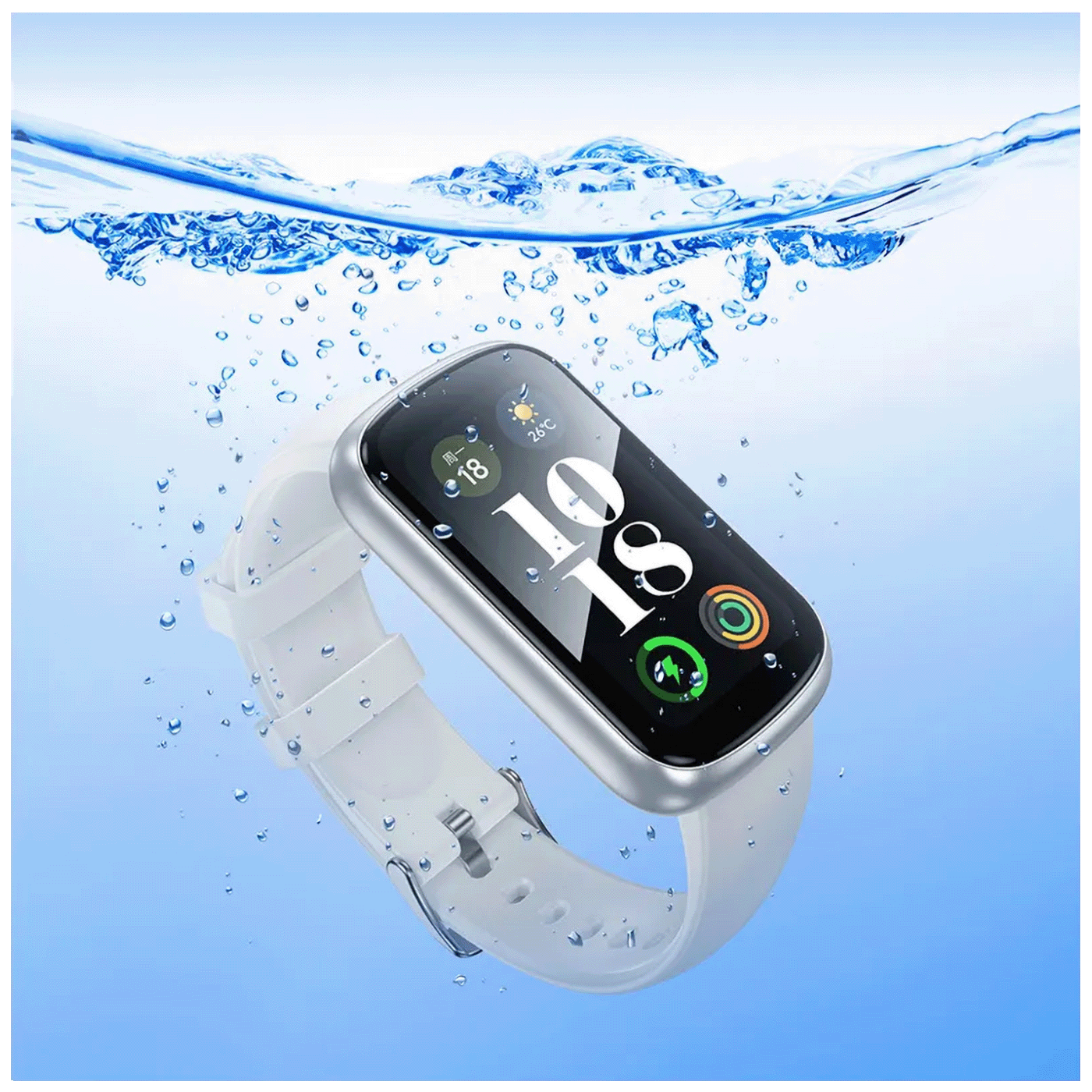 hoco. Pametni sat, 1.47" zaslon, Bluetooth, IP68 - Y25 Silver
