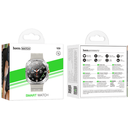 hoco. Pametni sat, 1.5" zaslon, Bluetooth, IP67 - Y29 Silver