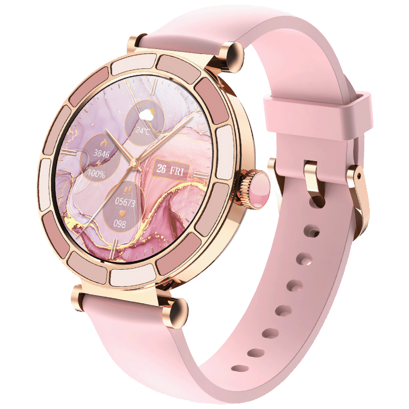 MeanIT Pametni sat, 1.27" ekran, multi sport, Bluetooth - M45 Lady