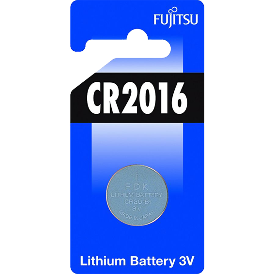 Fujitsu Baterija litijska, CR2016, 3V, dugmasta, blister 1 kom - CR2016/BP1