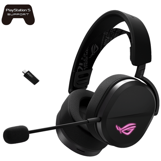 Asus Bežične gaming slušalice, RGB, Bluetooth i USB-C - ROG Pelta