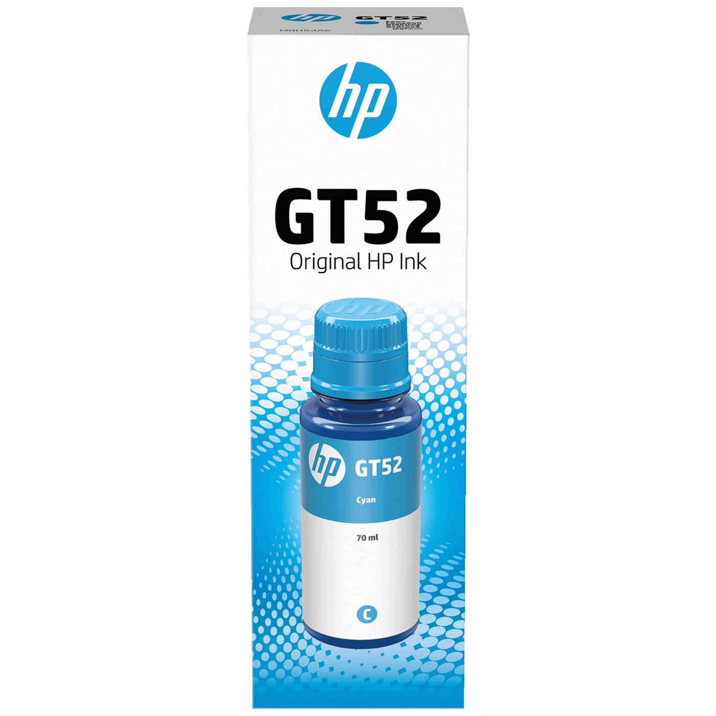 HP Inktank tinta GT52 (M0H54AE),  cyan - GT52 Cyan