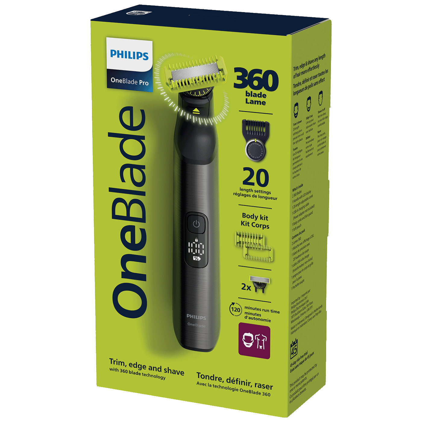 Philips Aparat za brijanje , trimer, Lice i Tijelo, OneBlade Pro - QP6552/15