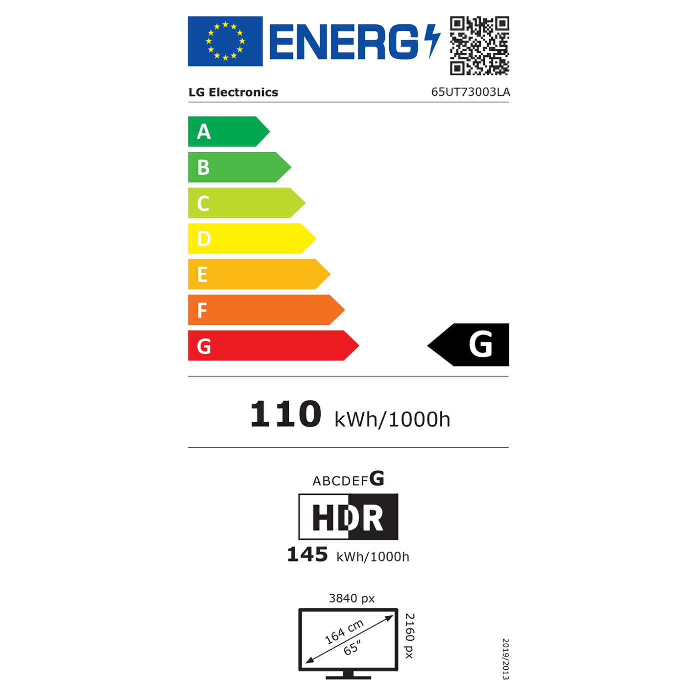 LG Televizor Smart LED 4K UHD 65" - 65UT73003LA