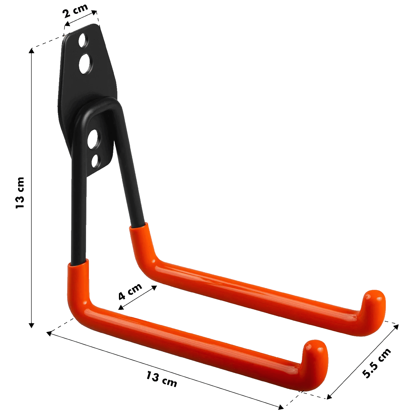 Maclean Garažni zidni nosač za gume, alat, zidna vješalica - MC-443