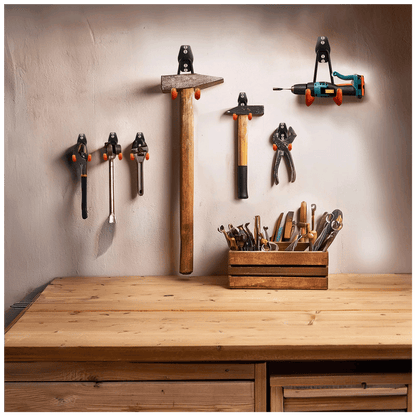 Maclean Garažni zidni nosač za gume, alat, zidna vješalica - MC-443