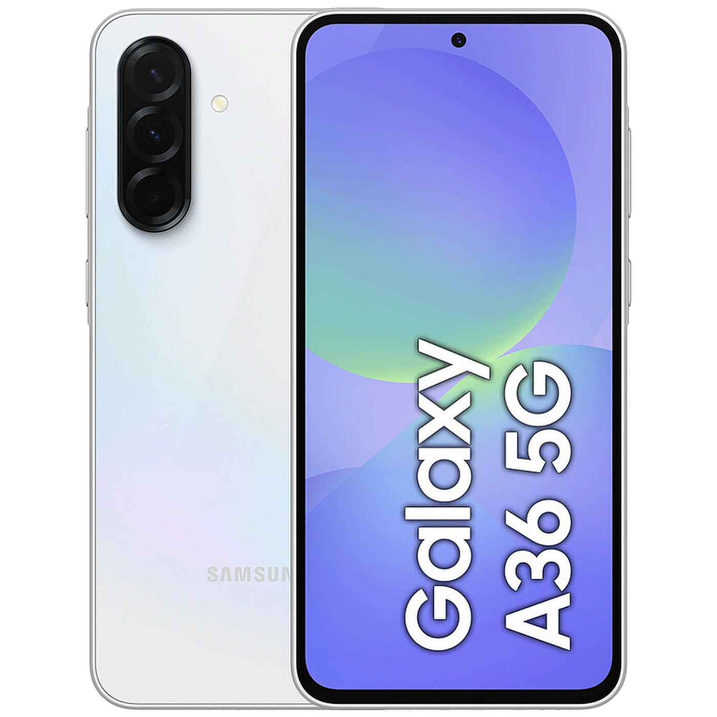 Samsung Smartphone 6.7", Octa Core 2.4GHz, RAM 6GB, 50Mpixel - Galaxy A36 5G 6GB/128GB White