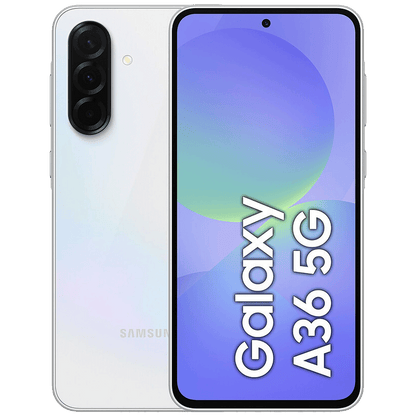 Samsung Smartphone 6.7", Octa Core 2.4GHz, RAM 6GB, 50Mpixel - Galaxy A36 5G 6GB/128GB White