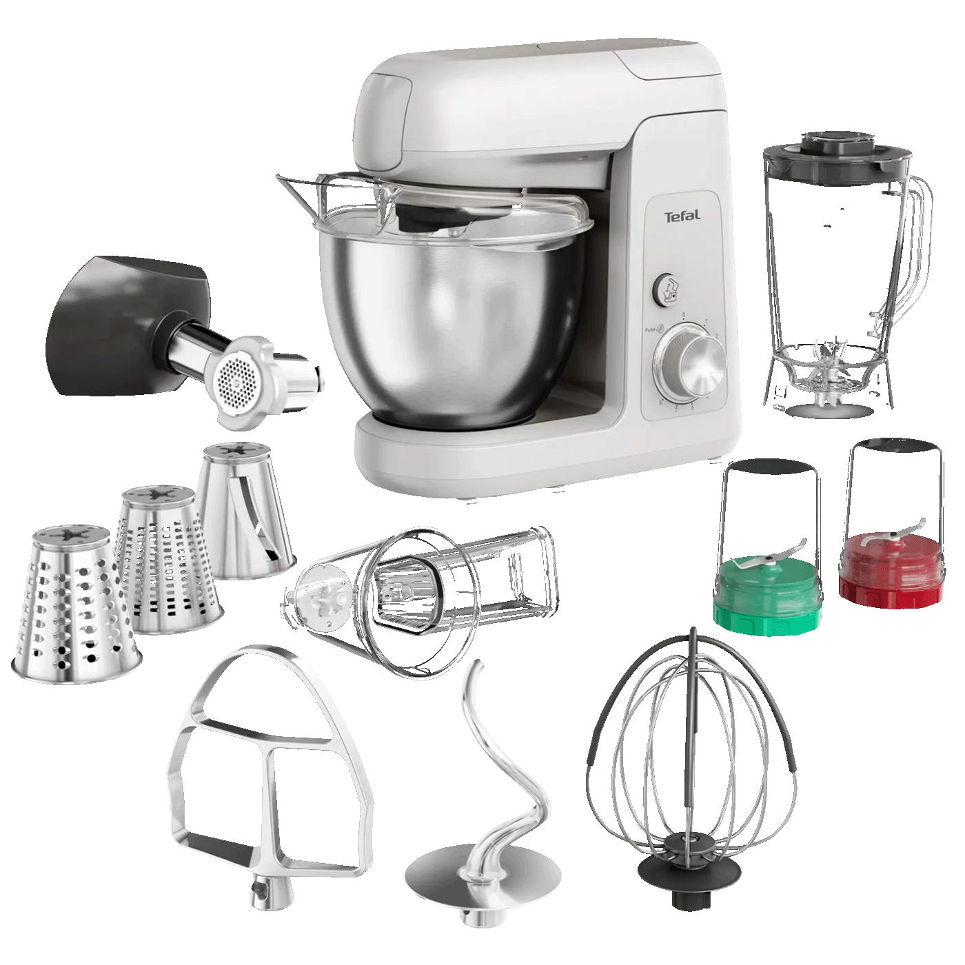 Tefal Mikser sa posudom, 1100W, 8 brzina, kuhinjski robot - QB525B38