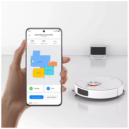 Xiaomi Robot usisavač, baterija 5200 mAh, WiFi - Mi S20+ White