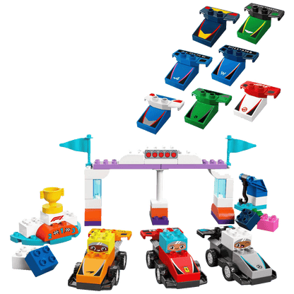 Lego Trkaći automobili i vozači timova za F1, LEGO Duplo - F1 automobili i vozači