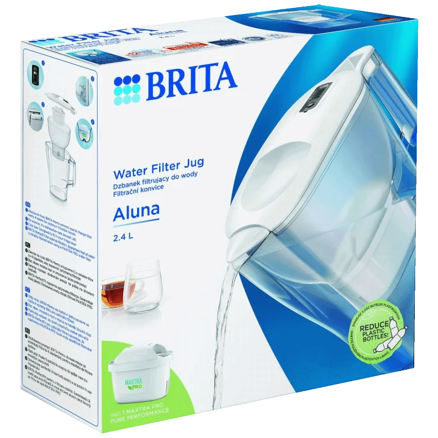 Brita Bokal Aluna sa Maxtra Pro filterom za vodu, 2.4 lit. - Countertop water filter 2.4 L