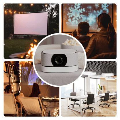 Overmax Projektor, LED, 1080p, 3000 lm,  Power Bank, Bluetooth, WiFi - OV-Multipic 4.5