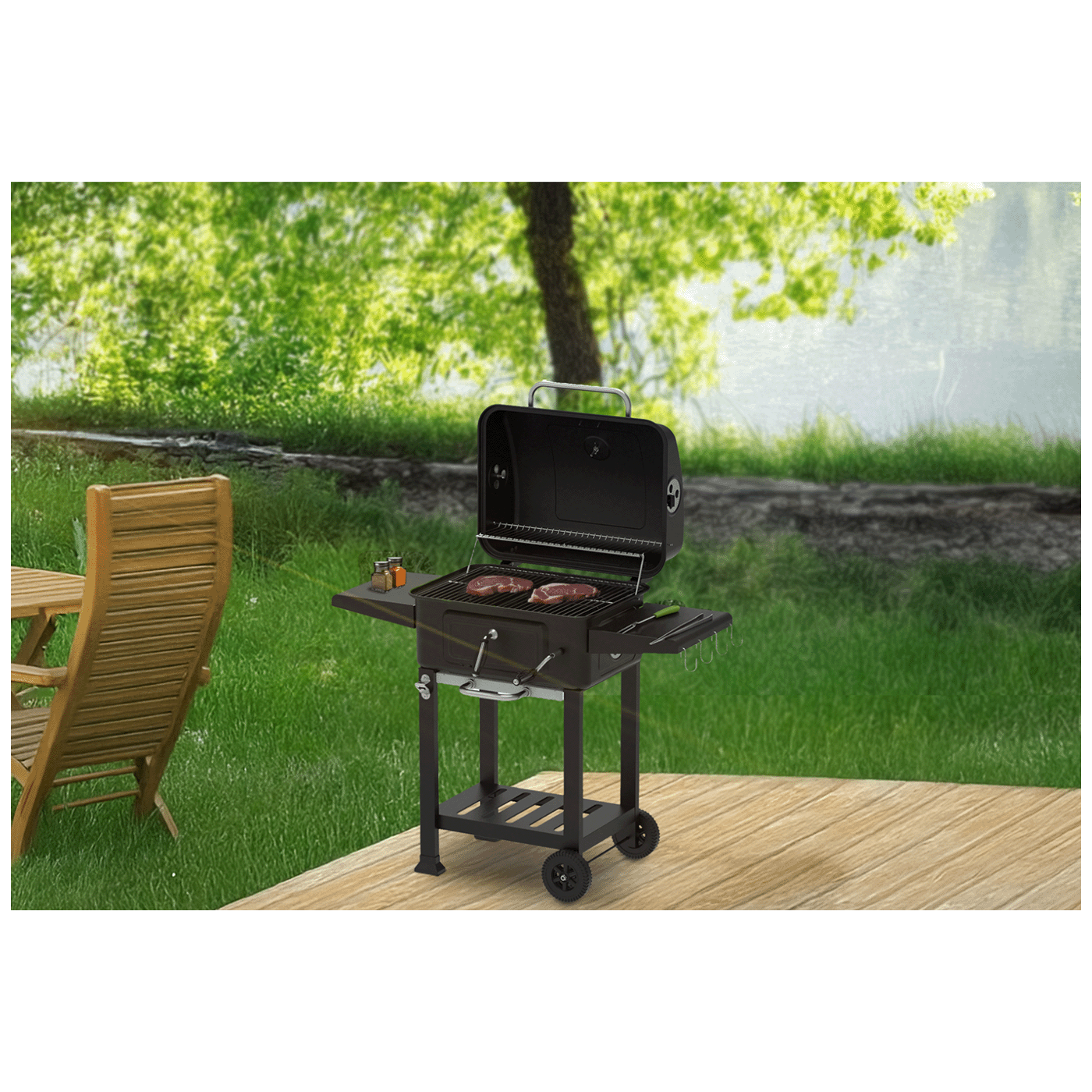 Zilan Grill / Roštilj, samostojeći, na ugalj - ZLN3574