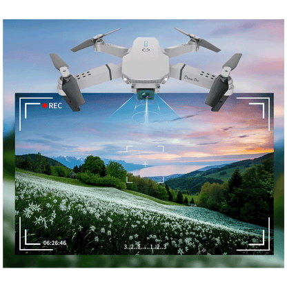 Extralink Dron, kamera FullHD, 1800mAh, 3 baterije, WiFi - E88 Pro Drone Set+3 batteries+case