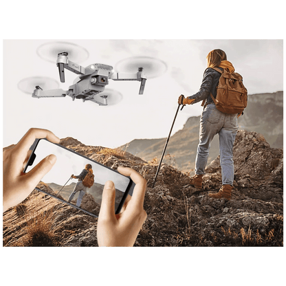 Extralink Dron, kamera FullHD, 1800mAh, 3 baterije, WiFi - E88 Pro Drone Set+3 batteries+case