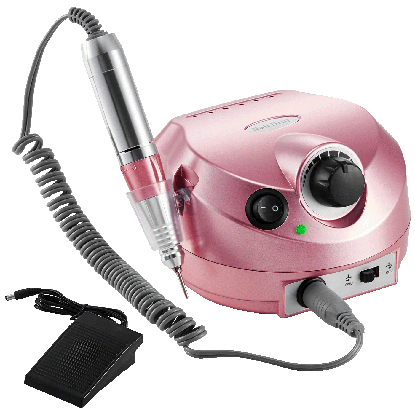 Extralink Set za uređivanje noktiju, 65W - Nail Drill 202 Pink