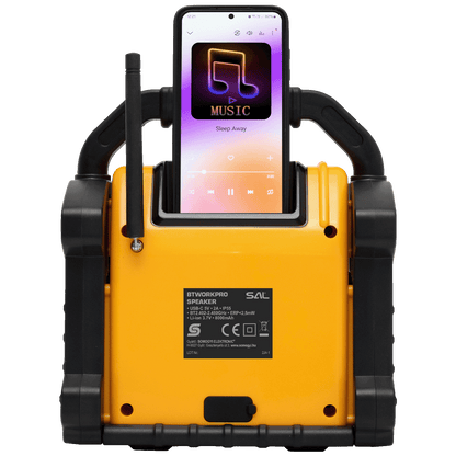 SAL Zvučnik bežični, Bluetooth, Power Bank, FM, 10W - BTWORKPRO