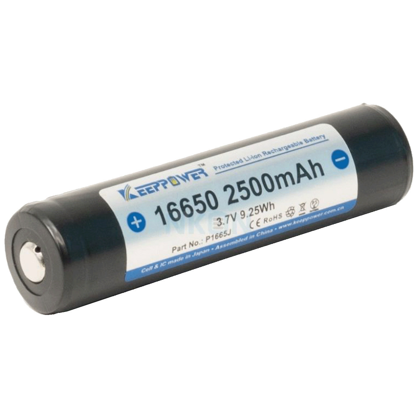 XTAR Baterija akumulatorska, 16650, 3.7V, 6A, 2500mAh - K16650-2500