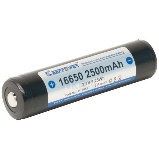 XTAR Baterija akumulatorska, 16650, 3.7V, 6A, 2500mAh - K16650-2500