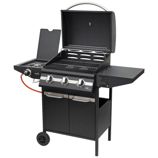 home Plinski roštilj sa tri plamenika + bočni, 4 x 3.2kW, LPG - GRG01
