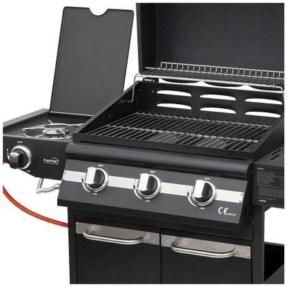 home Plinski roštilj sa tri plamenika + bočni, 4 x 3.2kW, LPG - GRG01