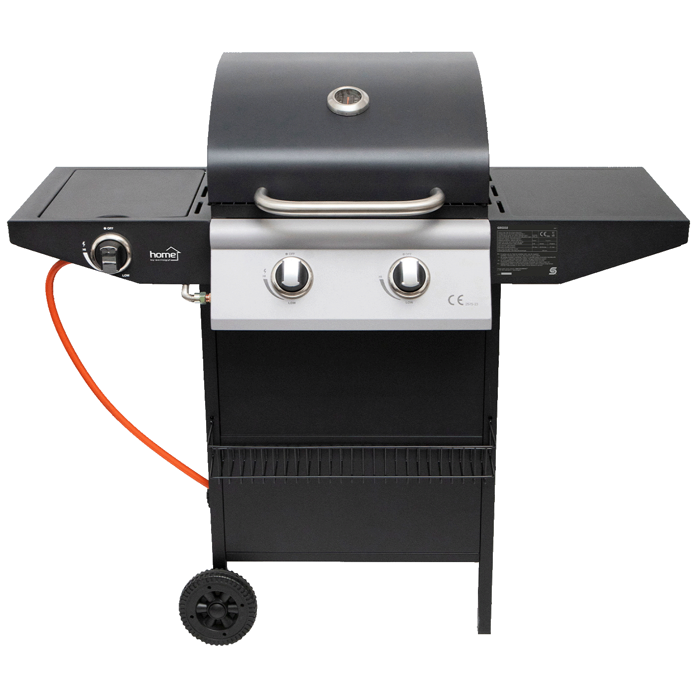 home Plinski roštilj sa dva plamenika + bočni, 3 x 3.2kW, LPG - GRG02