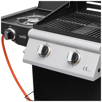 home Plinski roštilj sa dva plamenika + bočni, 3 x 3.2kW, LPG - GRG02