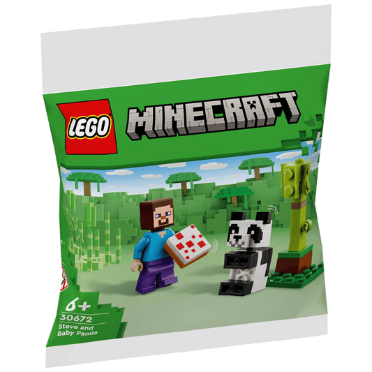 Lego Steve i beba panda, LEGO Polybag