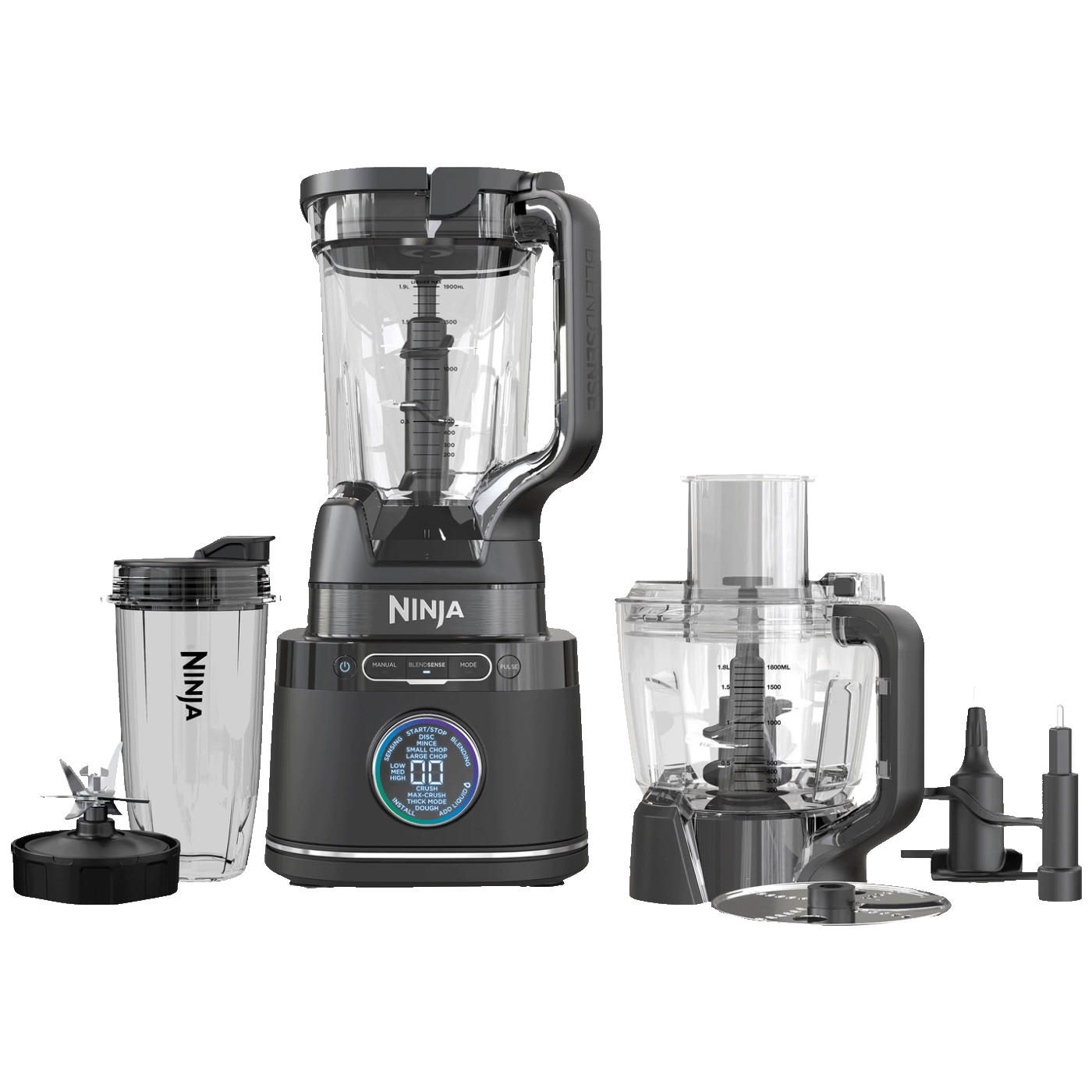 Ninja Blender, 14u1, 2.1 lit./1.8 lit./700ml., 1200W - TB401EU