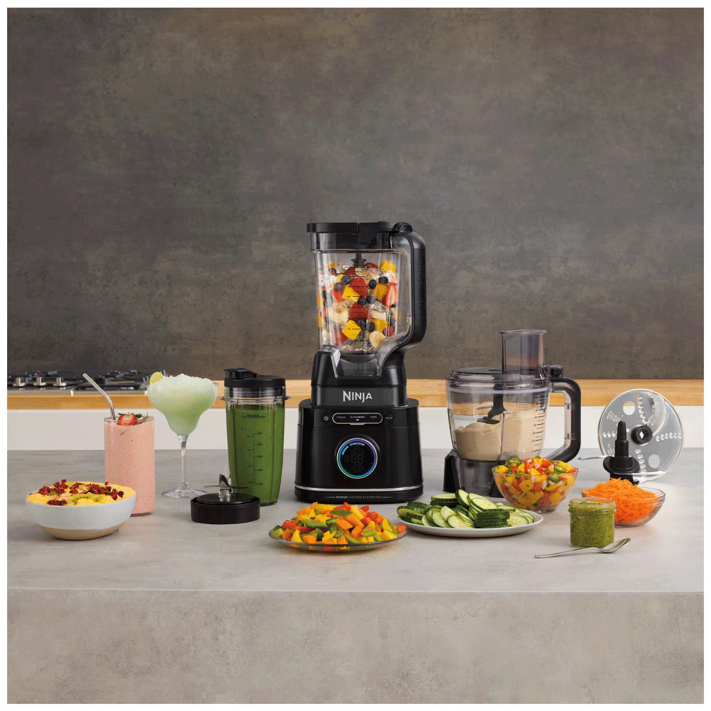 Ninja Blender, 14u1, 2.1 lit./1.8 lit./700ml., 1200W - TB401EU