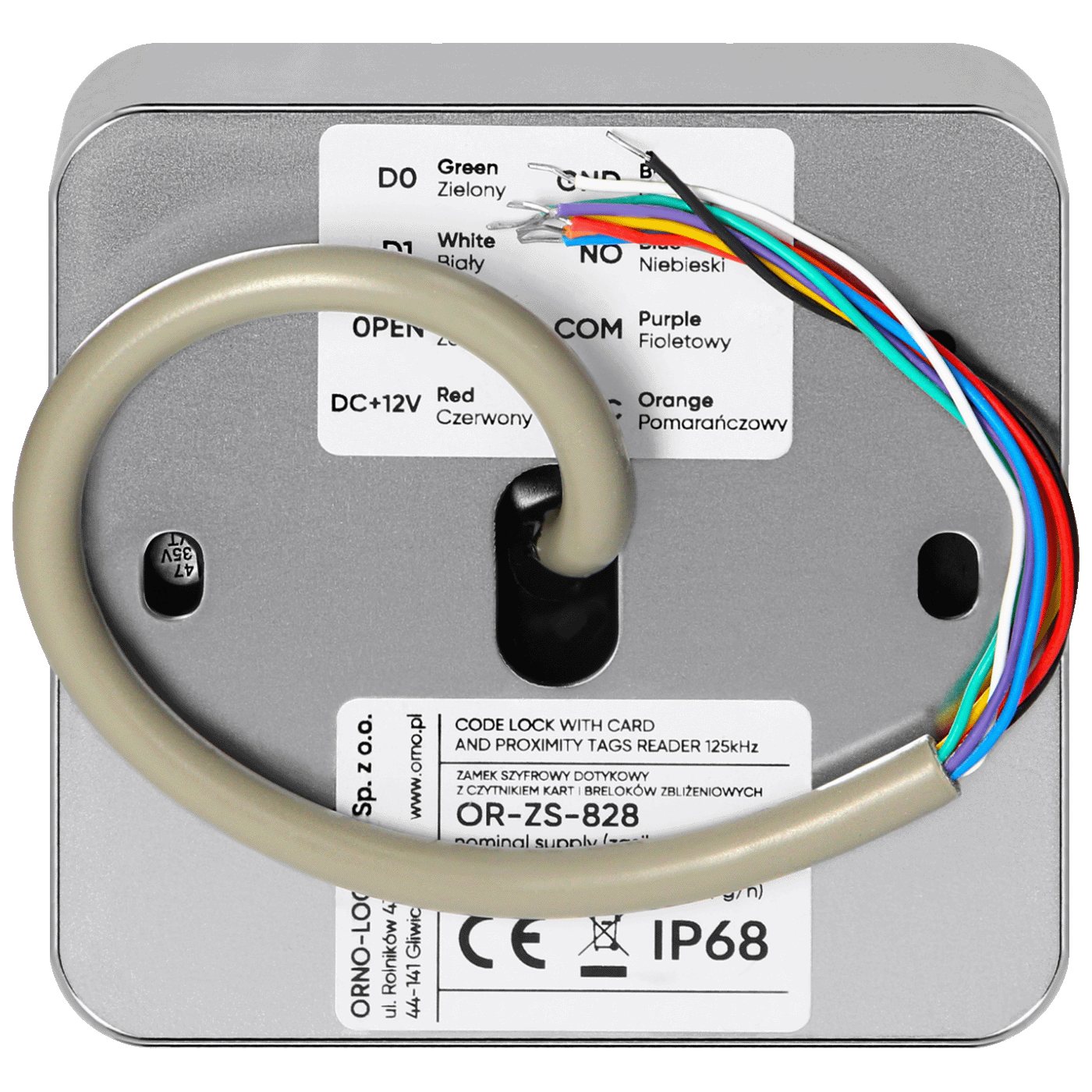 Orno Tastatura sa RFID karticom, Tag reader, WiFI, IP68 - OR-ZS-828