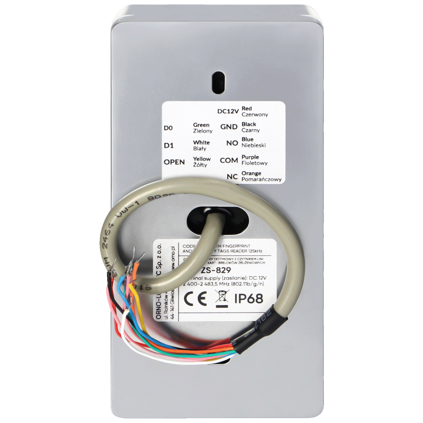 Orno Tastatura sa RFID karticom,Tag reader,fingerprint,WiFI,IP68 - OR-ZS-829