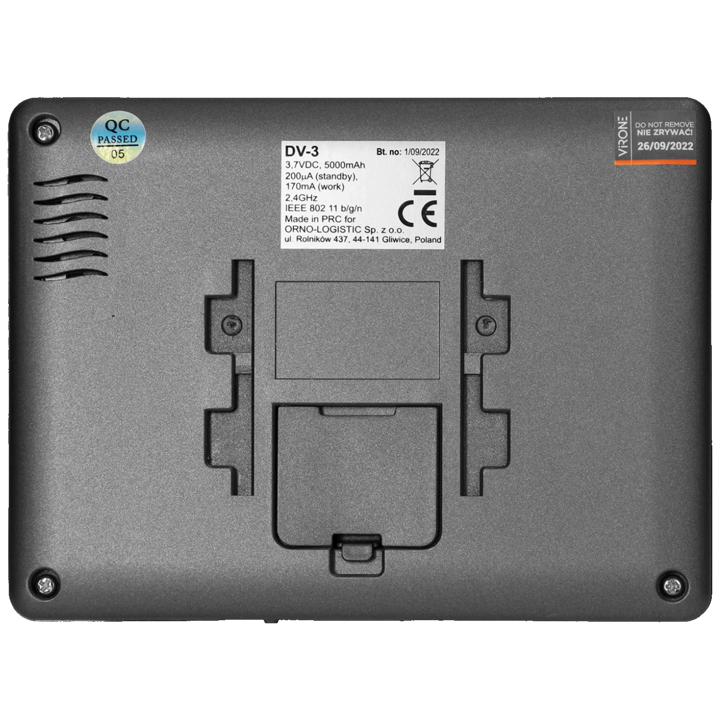 Virone Digitalna špijunka za ulazna vrata, Smart, 4.3", LCD, WiFi - DV-3