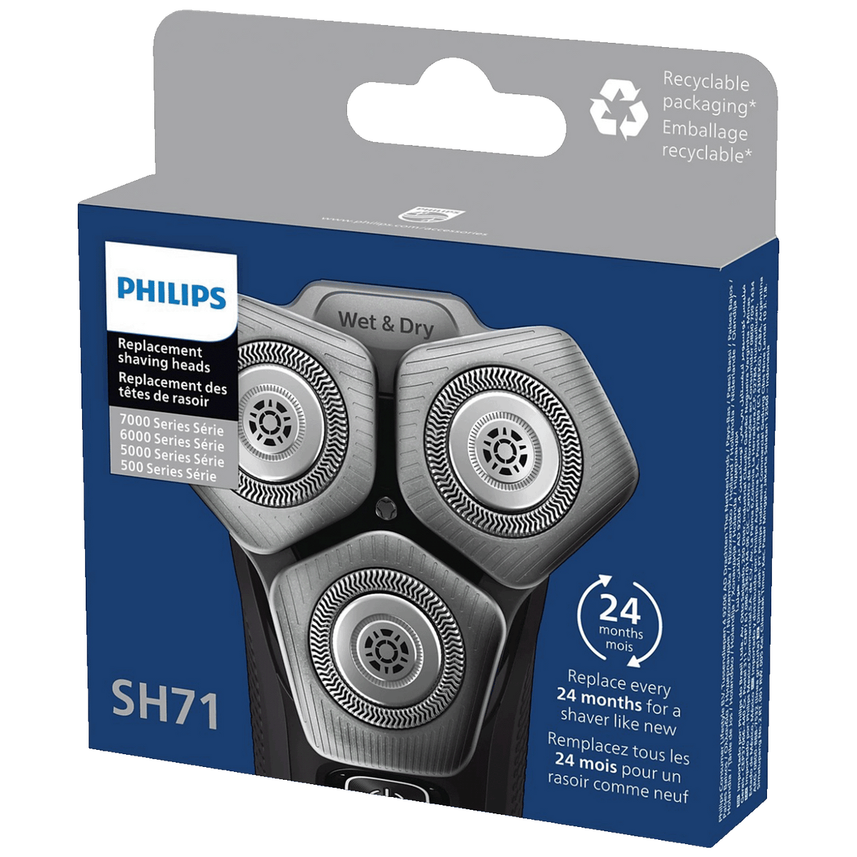 Philips Zamjenske glave za brijanje, S5xx, 5000, 6000, S7xxx - SH71/50