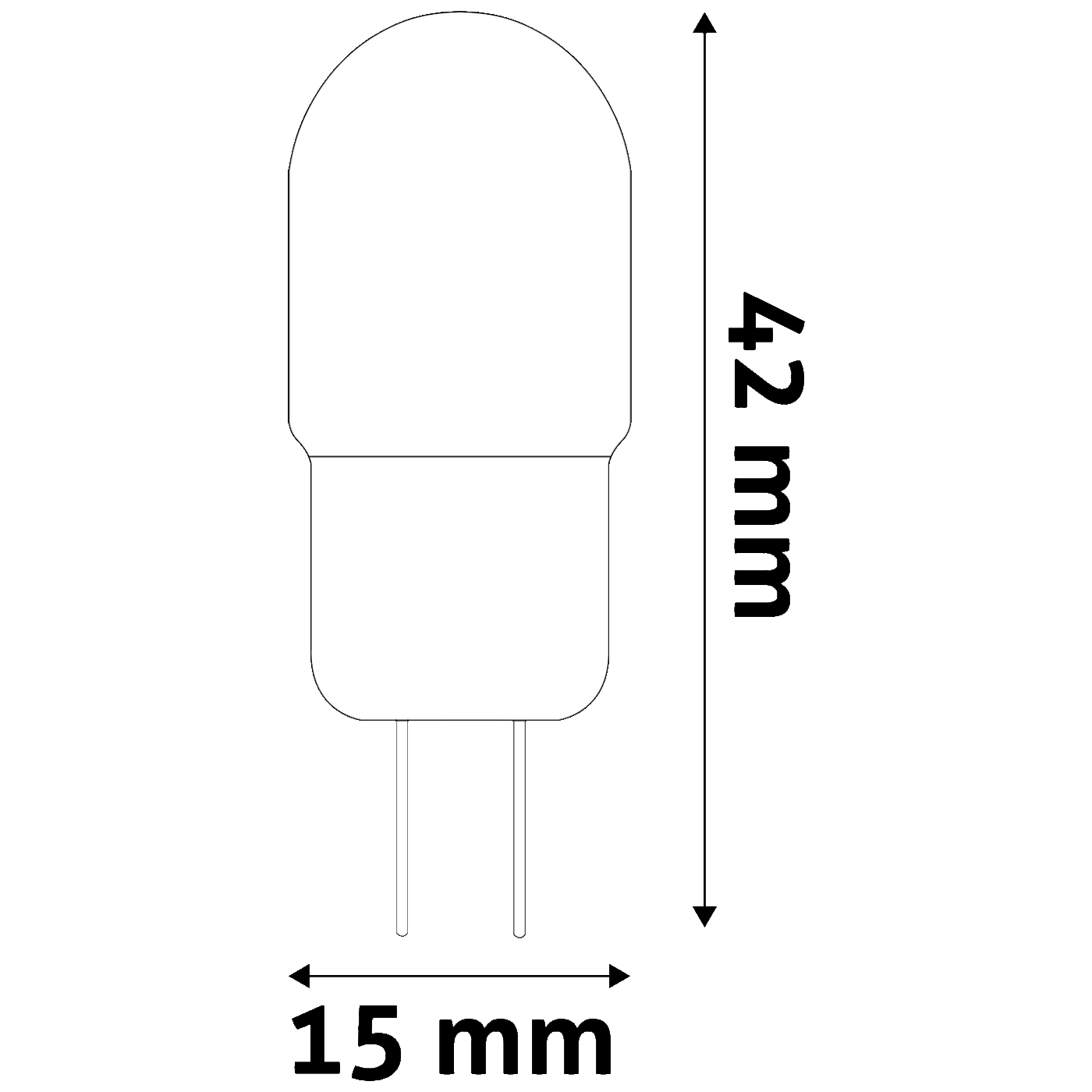 Avide Sijalica, G4, LED 2W, 4000K, 12V DC, bijela svjetlost - ABG4NW-2W-B