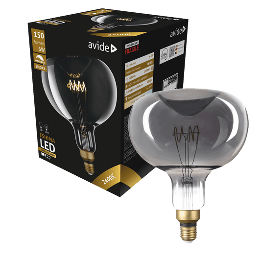 Avide Sijalica, LED 6W, E27, 2700K, 360°, 230V AC - Jumbo Smoky 6W E27