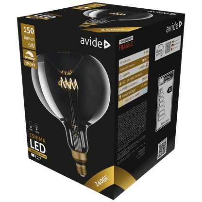 Avide Sijalica, LED 6W, E27, 2700K, 360°, 230V AC - Jumbo Smoky 6W E27